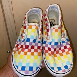 Kids Checkered Vans